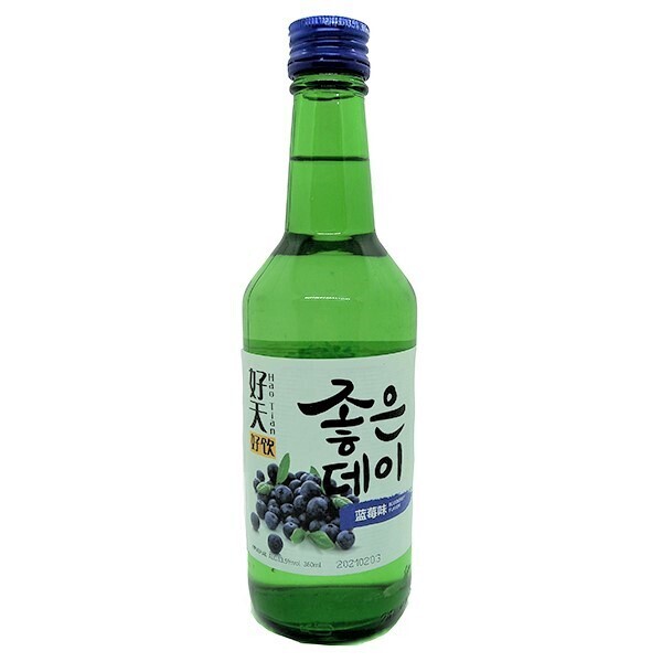 GOOD DAY SOJU SABOR ARÁNDANOS 韓國燒酒藍莓 360 ML. 