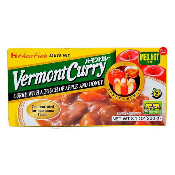 CURRY VERMONT 中辣咖哩塊 230 GR. 