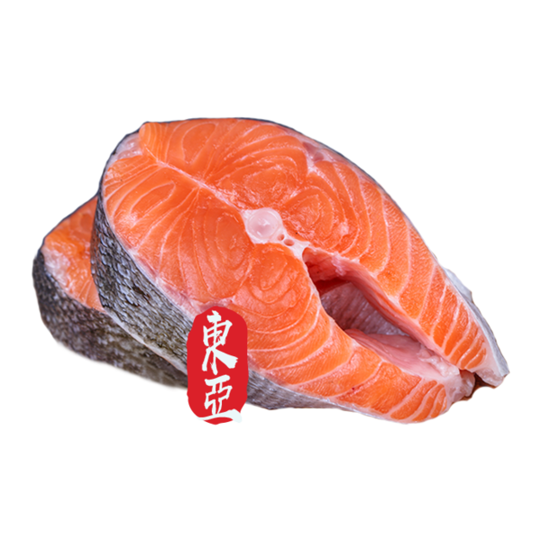 RODAJAS DE SALMÓN ROSADO POR KG. 切片紅鮭魚 (三文魚)