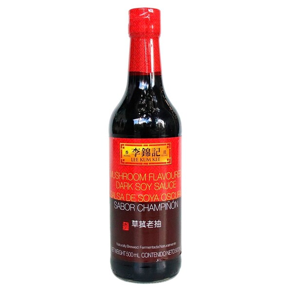SALSA DE SOJA CON HONGOS 李錦記香菇醬油 500 ML. 